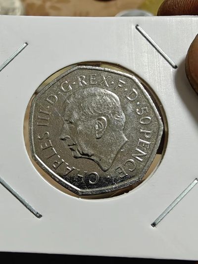 硬币 - 英国查尔斯三世50便士