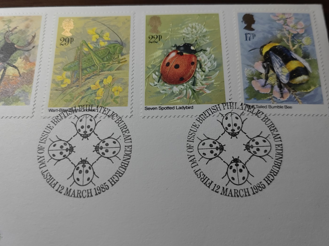 精选邮品专场（秒杀）第①⑧场 英国1985年昆虫