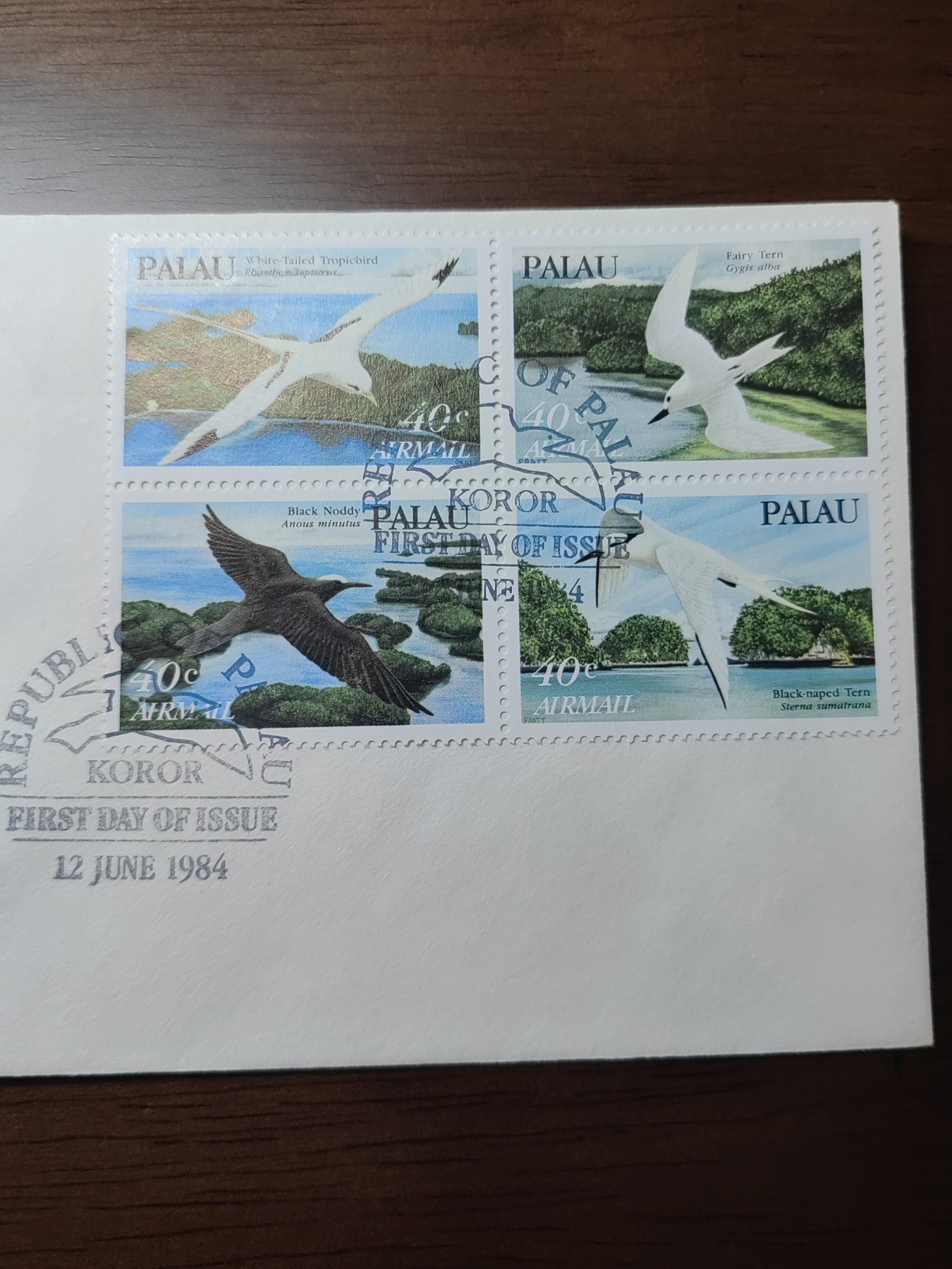多国精美纪念封＆首日封第⑩场（0元起拍来捡漏） 帕劳  1984  鸟类  海鸟 海鸥 海燕  