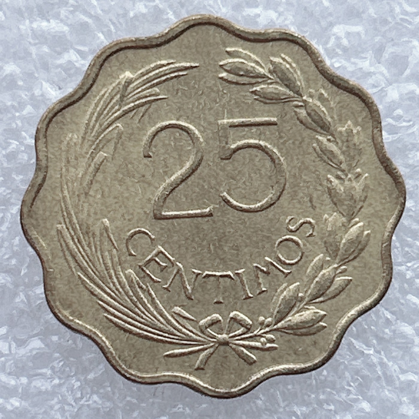 全场一元起拍 世界钱币散币场 第25期 巴拉圭1953年25分