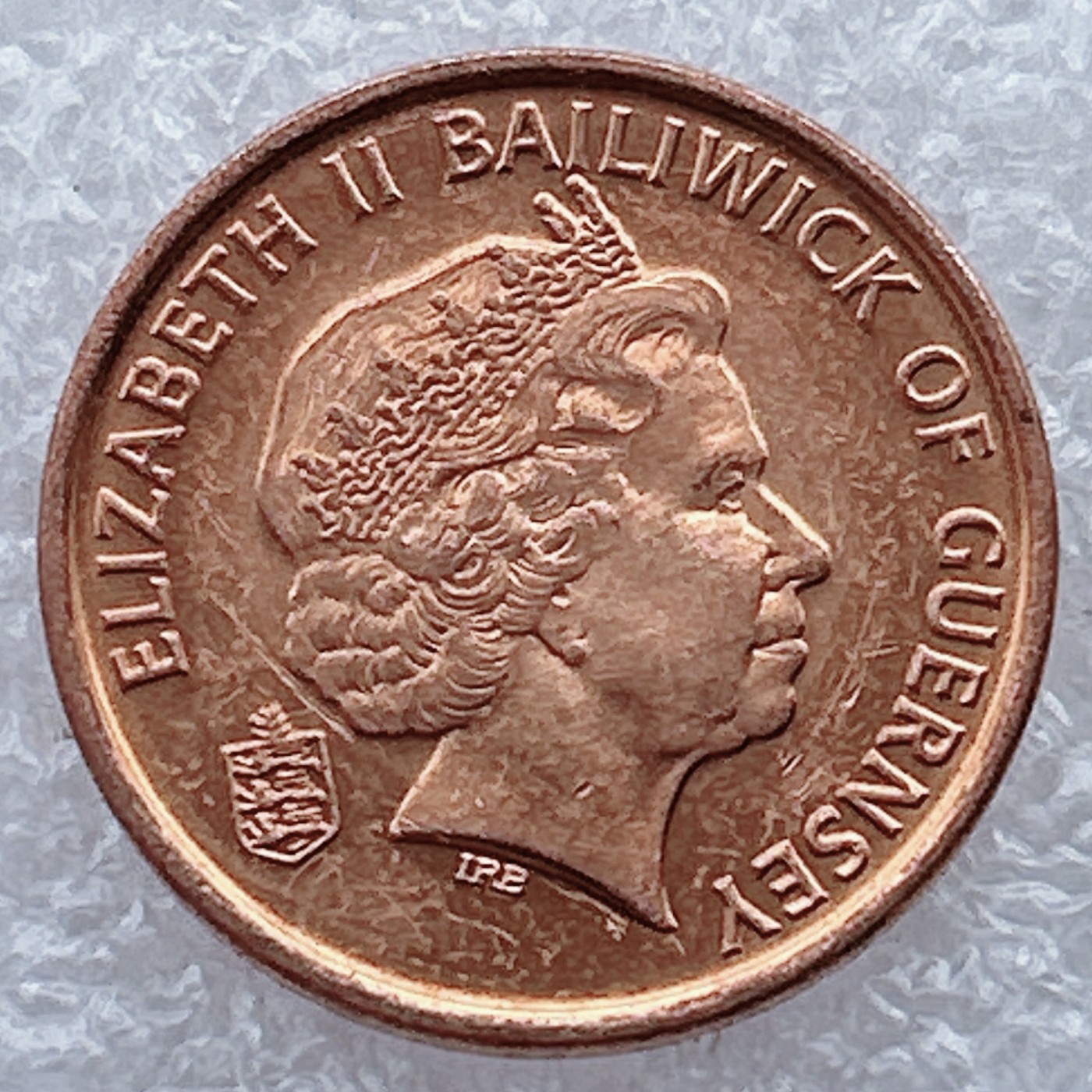 全场一元起拍 世界钱币散币场 第25期 面包蟹 英属根西1便士 1998年