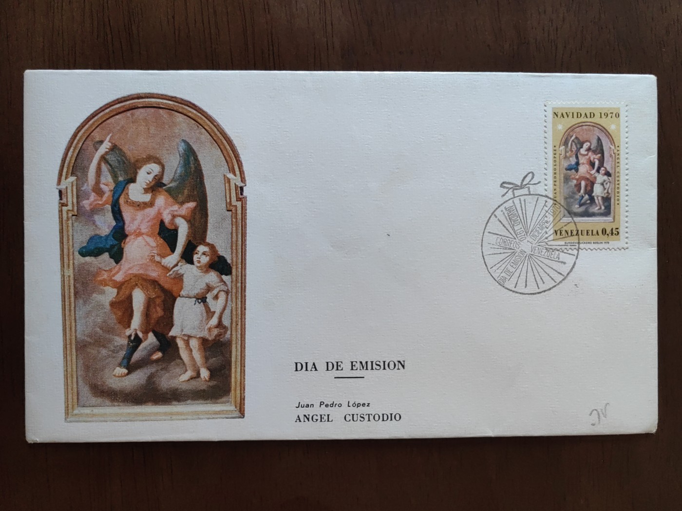 多国精美纪念封＆首日封第⑩场（0元起拍来捡漏） 委内瑞拉1970 天使的祝福