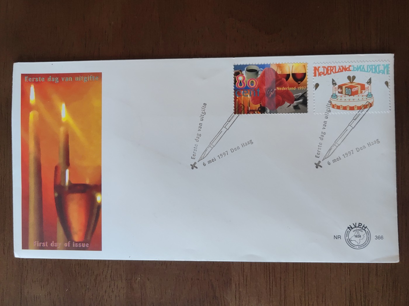 多国精美纪念封＆首日封第⑩场（0元起拍来捡漏） 荷兰1997 生日问候