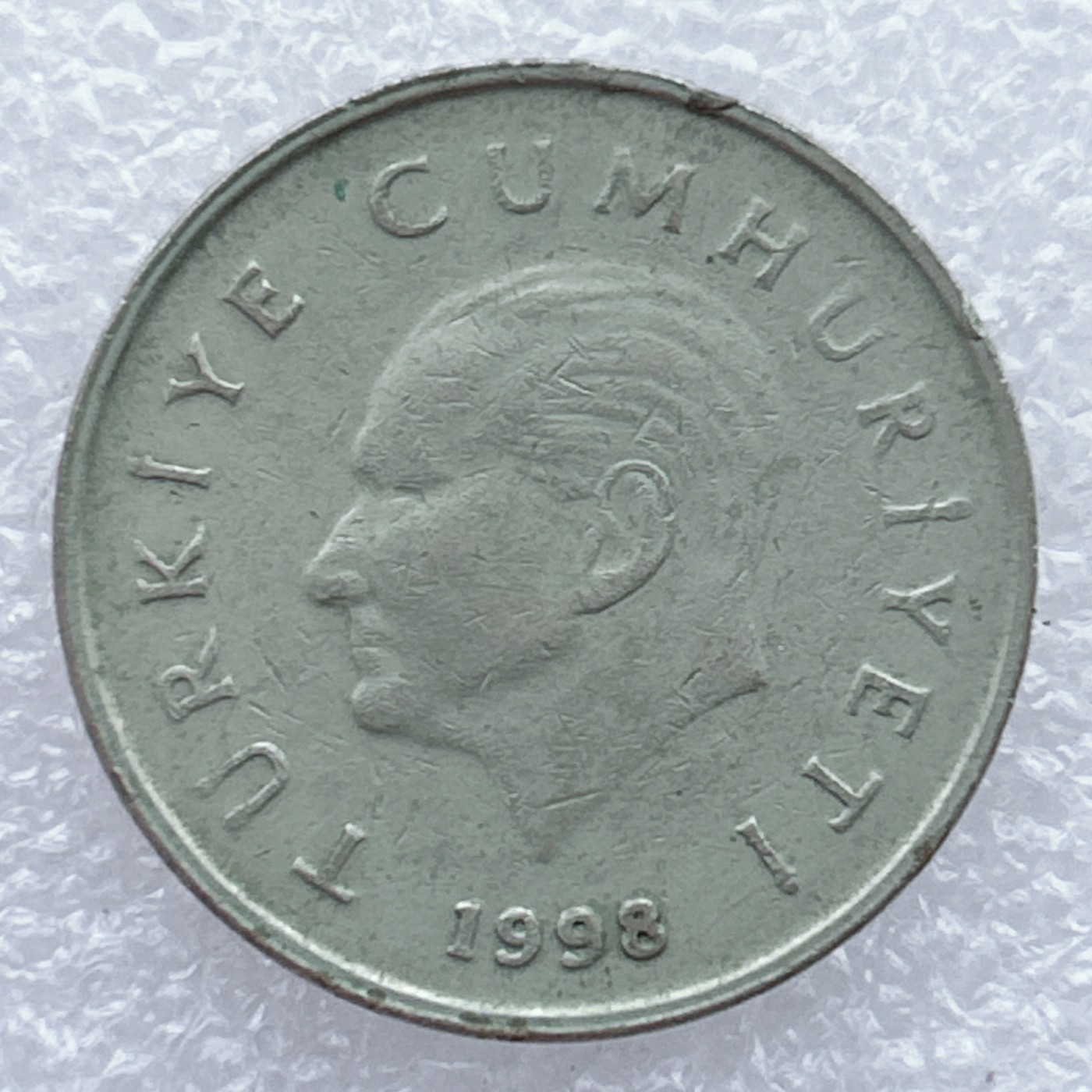 全场一元起拍 世界钱币散币场 第25期 土耳其998年50BIN 50000里拉