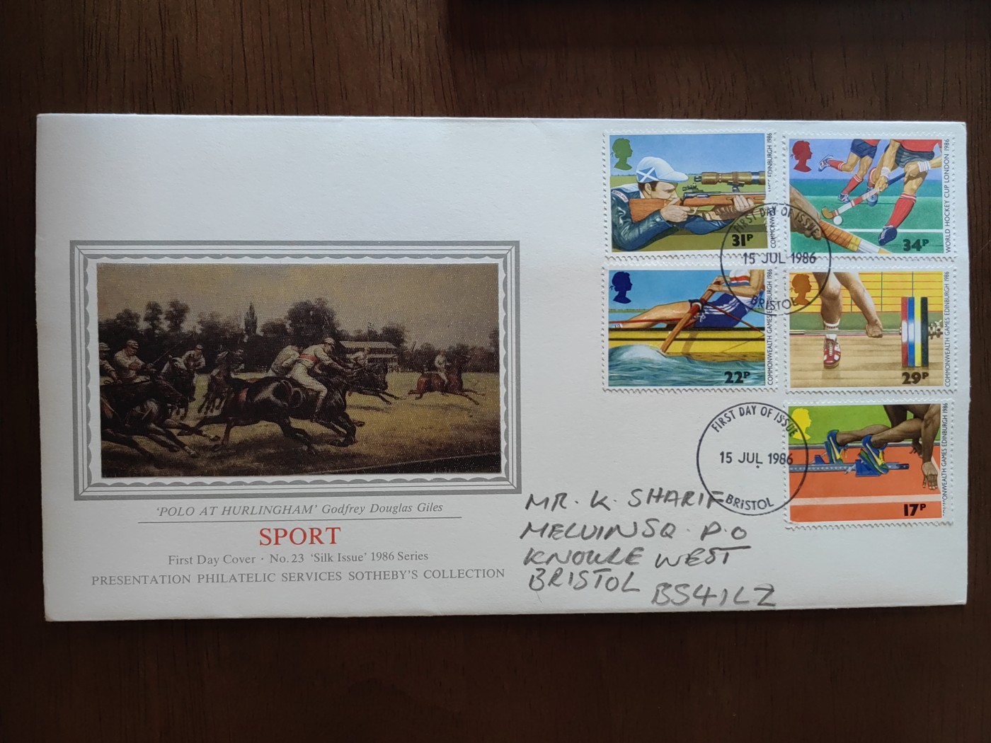 外国精品邮封（拍卖）第②③场 英国1986 爱丁堡英联邦运动会