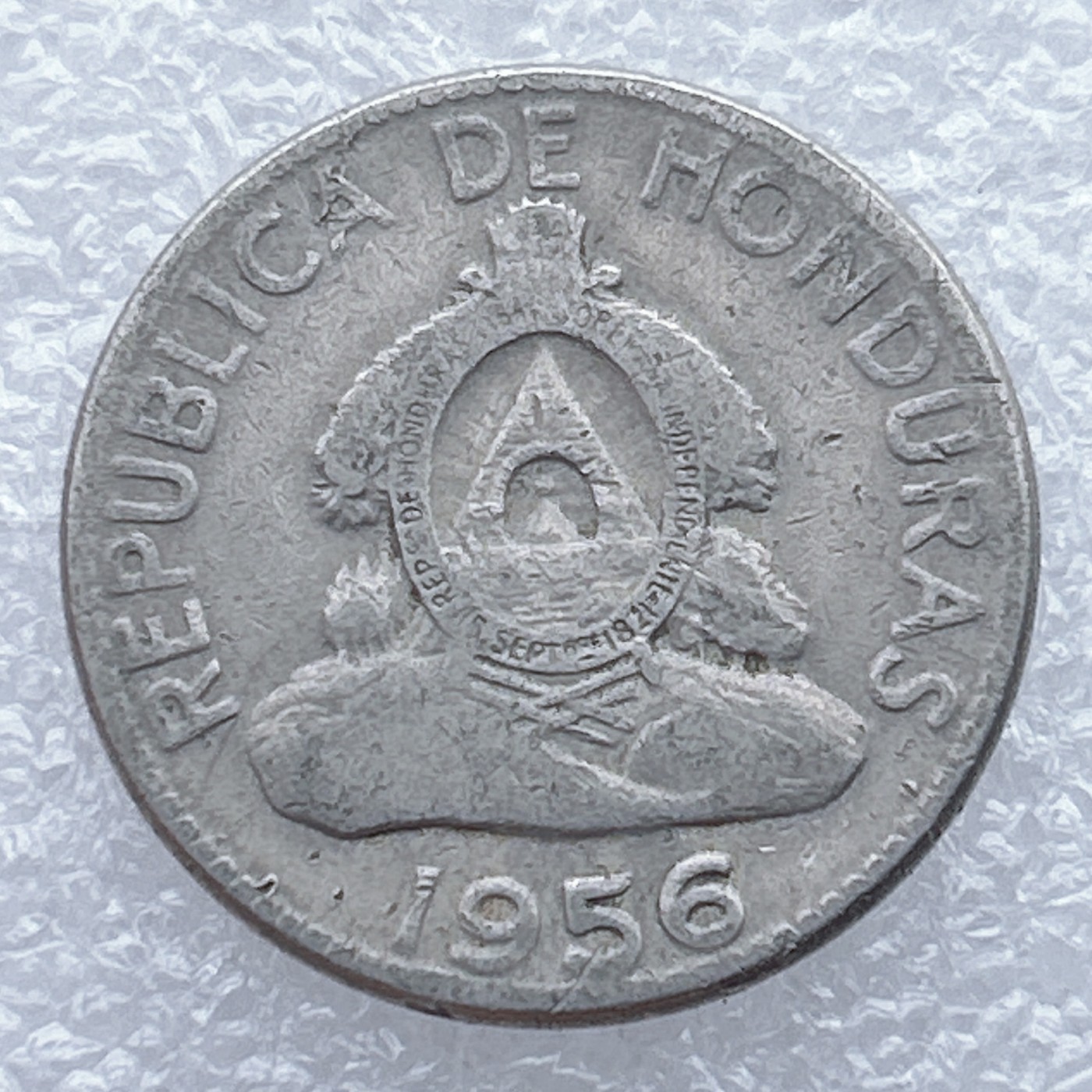 全场一元起拍 世界钱币散币场 第25期 洪都拉斯1956年10分