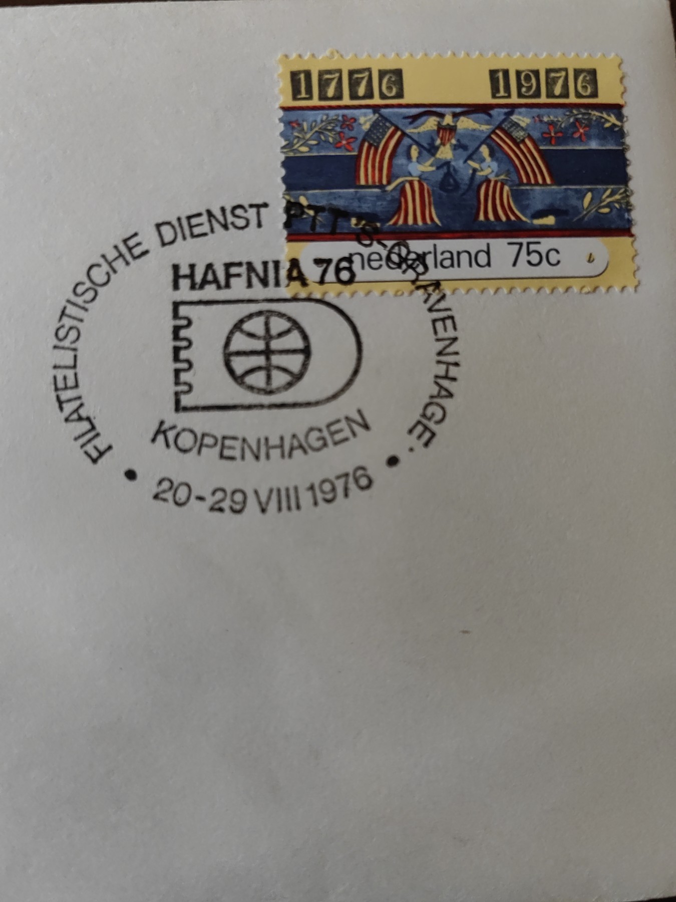 多国精美纪念封＆首日封第⑩场（0元起拍来捡漏） 荷兰1976  美国独立两百年