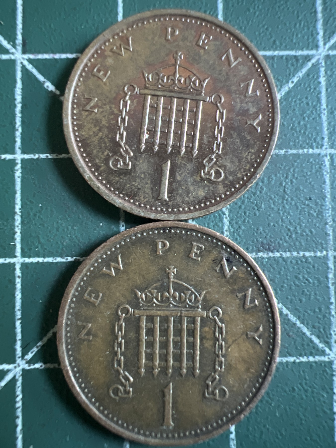 第416期 硬币专场 （无押金，捡漏，全场20包邮，偏远地区除外，接收代拍业务） 英国1便士两枚