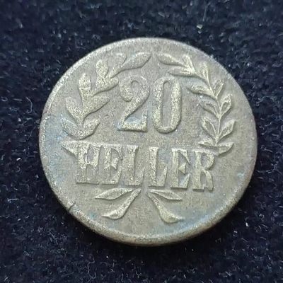 【淘币小摊】第一百七十九拍  散币场 周四至周日 四连拍   满百包邮 - 德属东非1916年20赫勒黄铜币