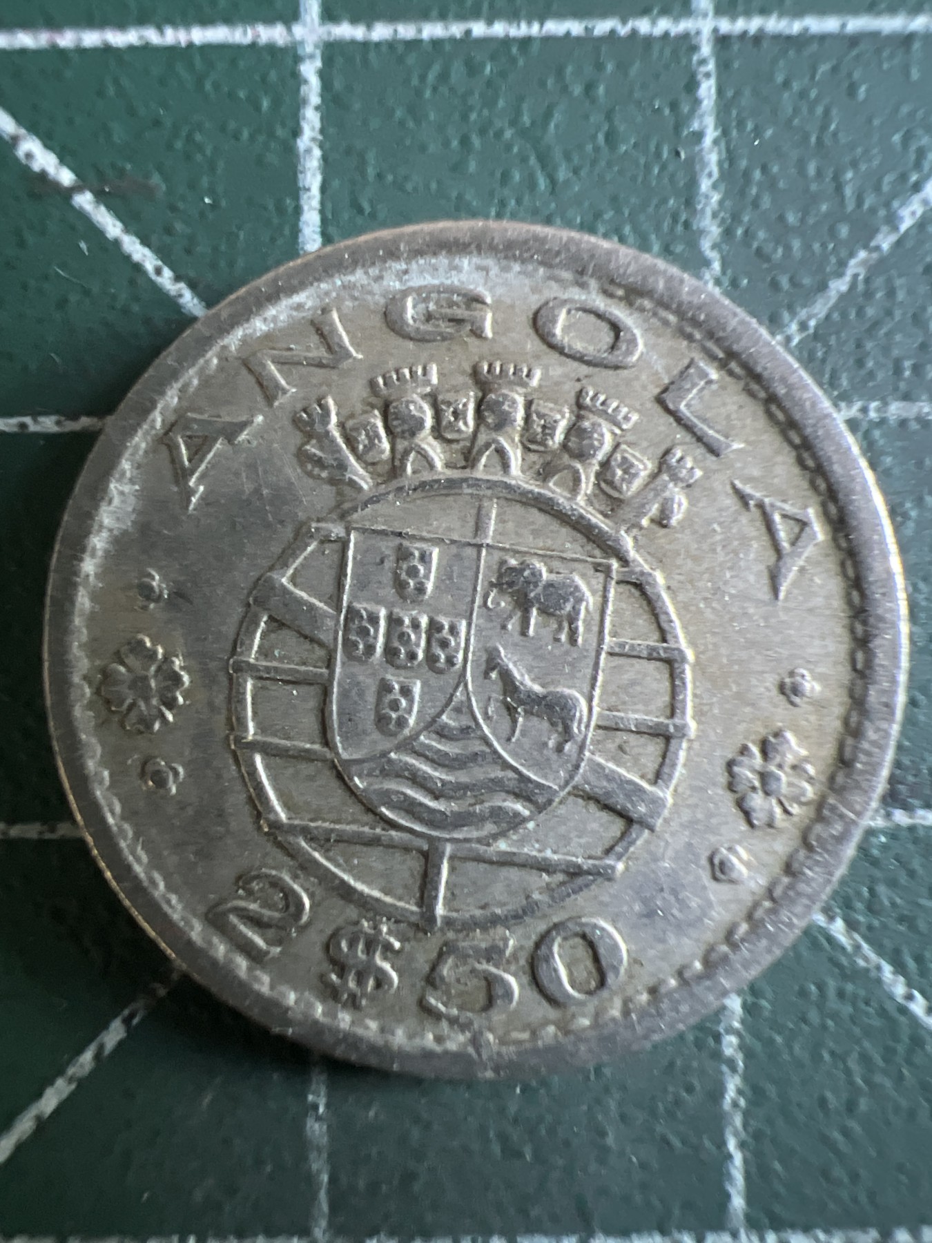 第416期 硬币专场 （无押金，捡漏，全场20包邮，偏远地区除外，接收代拍业务） 葡属安哥拉2.5埃斯库多