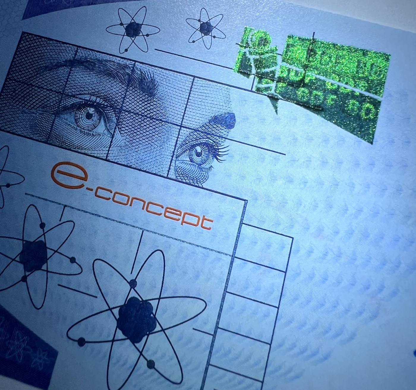 2026第4场（总第231期）：精品测试钞、外钞综合场  法兰西银行 2010版全息宽条“卫星”测试钞（PMG67、壳子有裂纹）