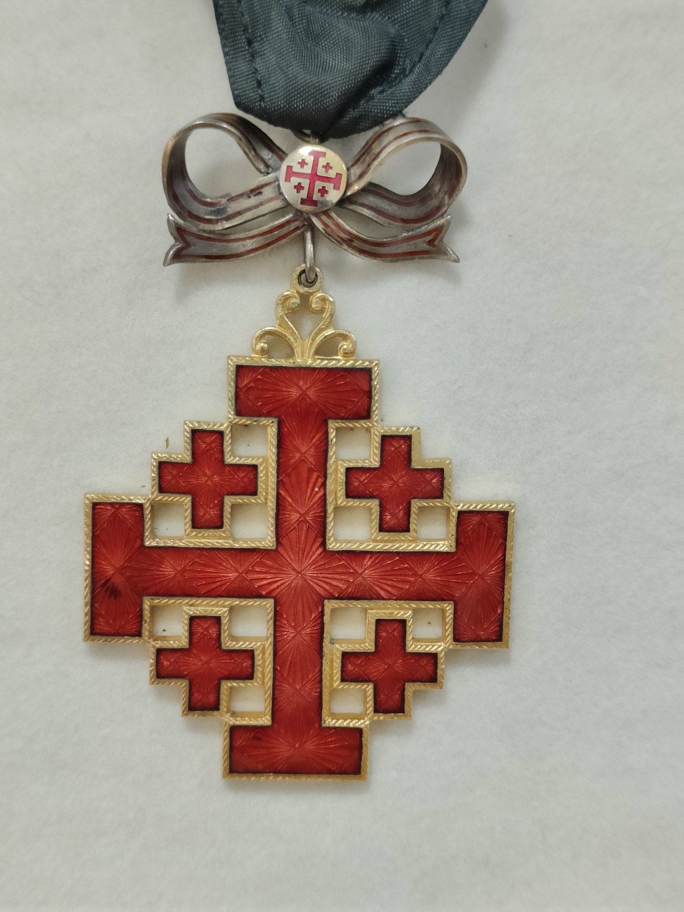 全场0元起拍 第94期 咸鱼国勋章拍卖专场 9月27日（周三）下午6：00开始 梵蒂冈教皇国 指挥官级圣暮骑士团勋章颈绶 铜珐琅