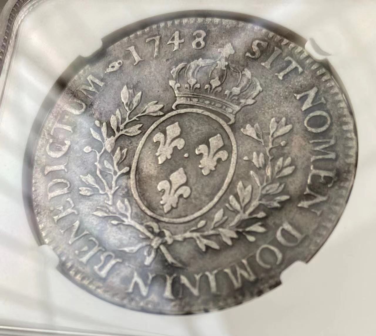 瓶子🏺第110期拍卖会 法国 1748年路易十五1埃居大银币