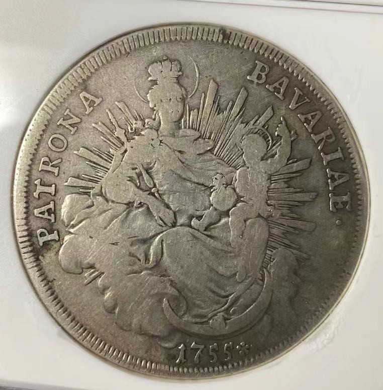 瓶子🏺第110期拍卖会  巴伐利亚1755年神罗1泰勒大银币