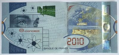 2023第39场（总第138期）：外钞、测试钞、评级币综合场 - 法兰西银行 2010版“卫星”测试钞UNC