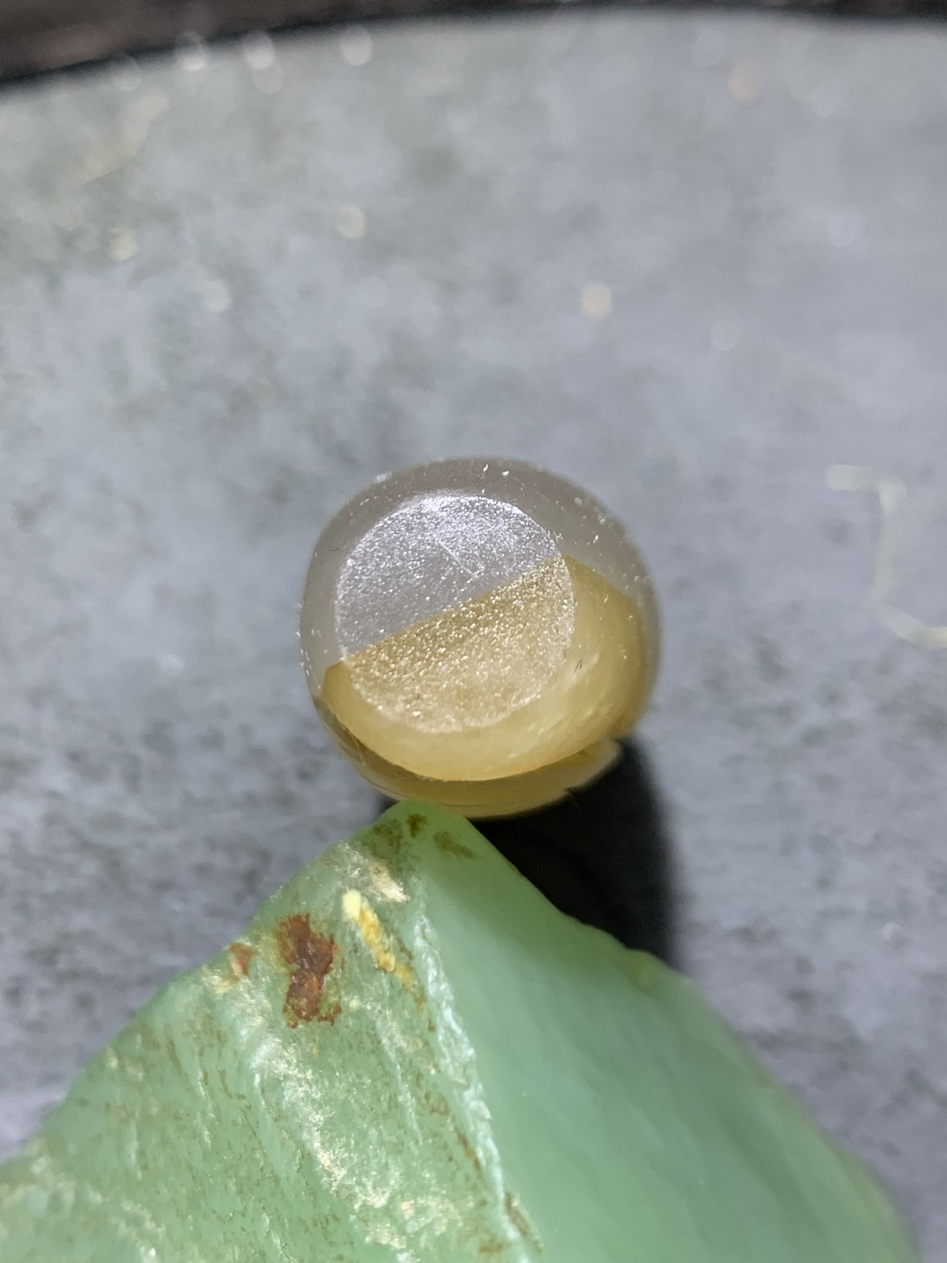 精美亚光高玉化巴西玛瑙手工俏色巧雕长寿龟吊坠一个！