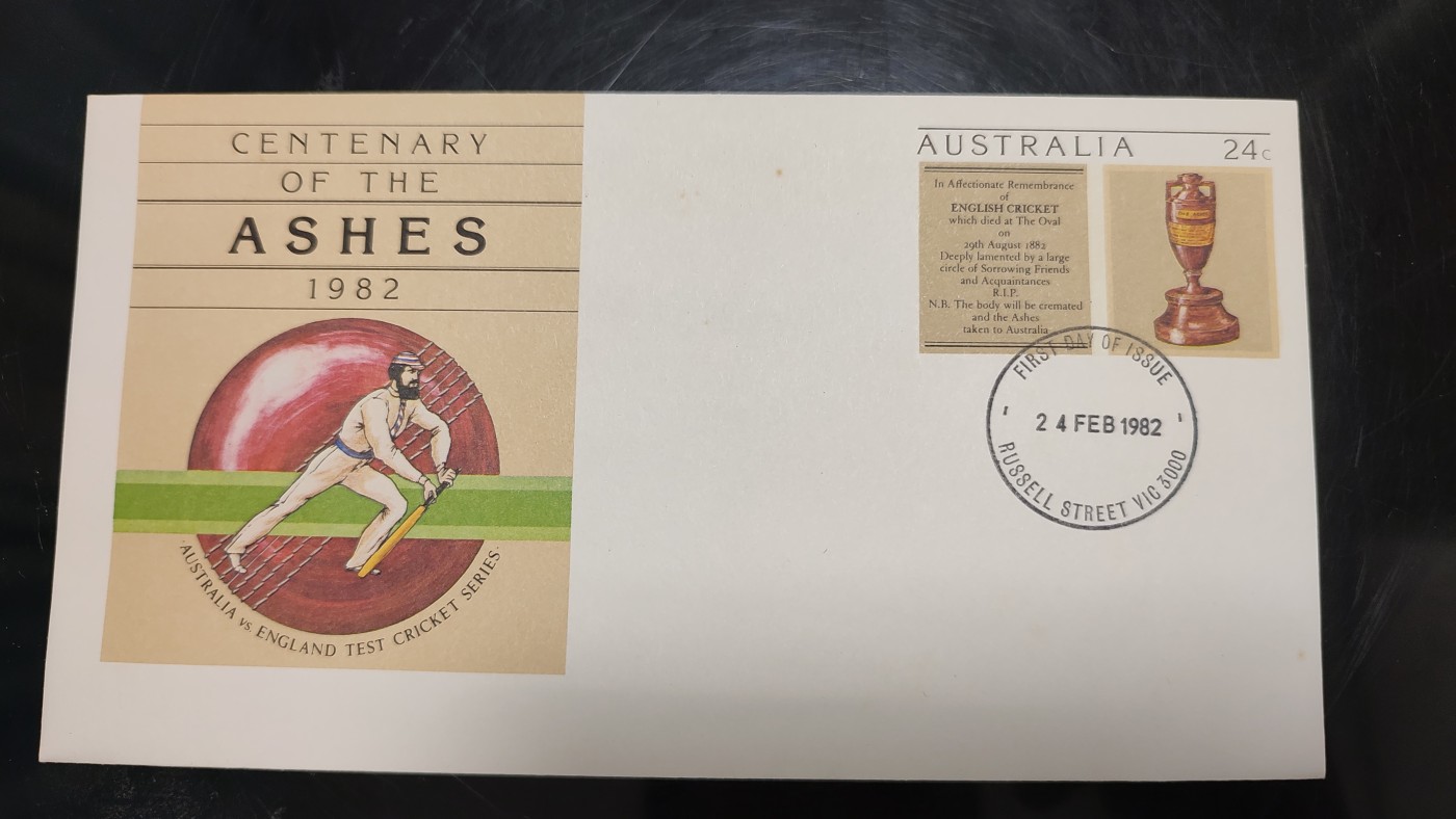 一月邮币社第三期拍卖国际邮票专场 1982年澳大利亚棒球杯邮资封