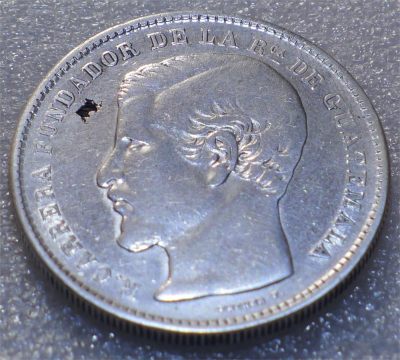 1869年 危地马拉 1比索 大银币 - 1869年 危地马拉 1比索 大银币