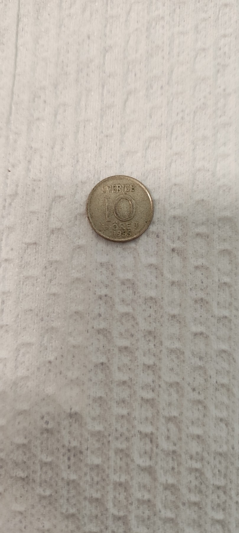 FCO-1-散币 瑞典1955年10欧尔银币1.45g