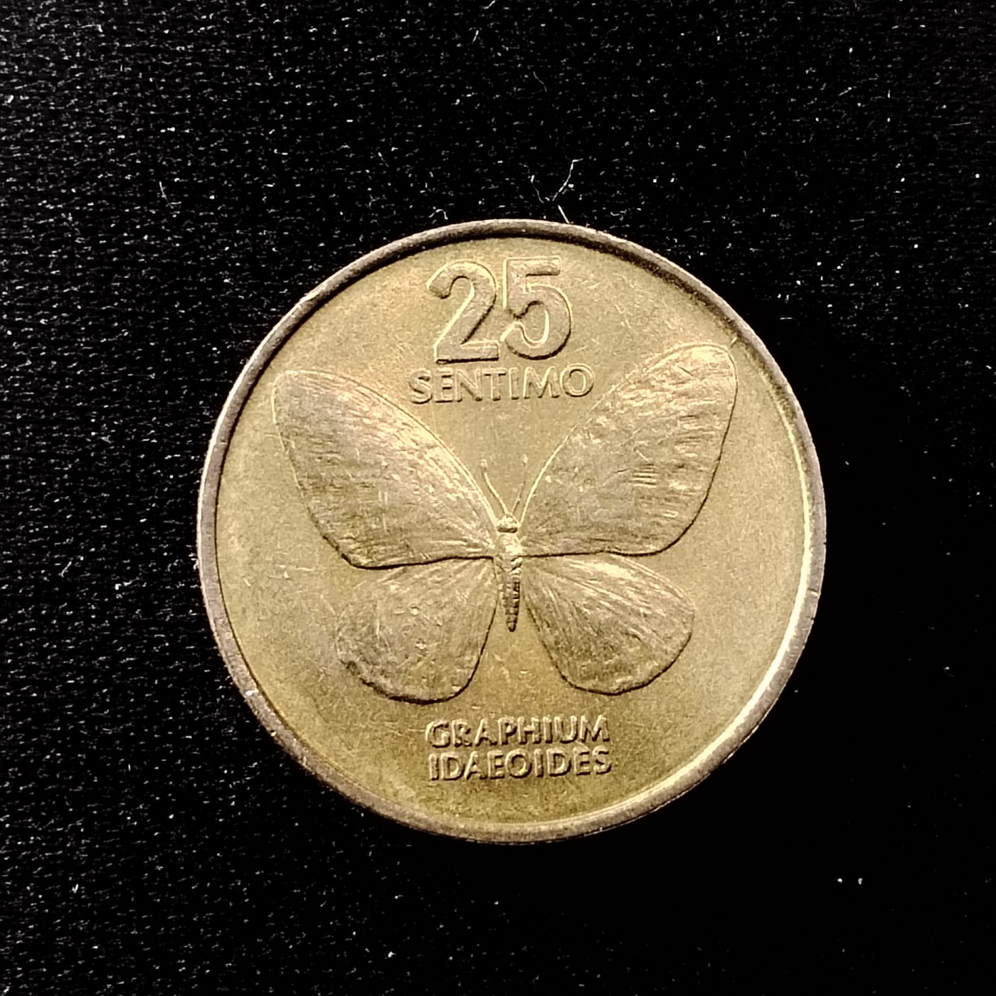 230923硬币专场 菲律宾1990年25分硬币蝴蝶