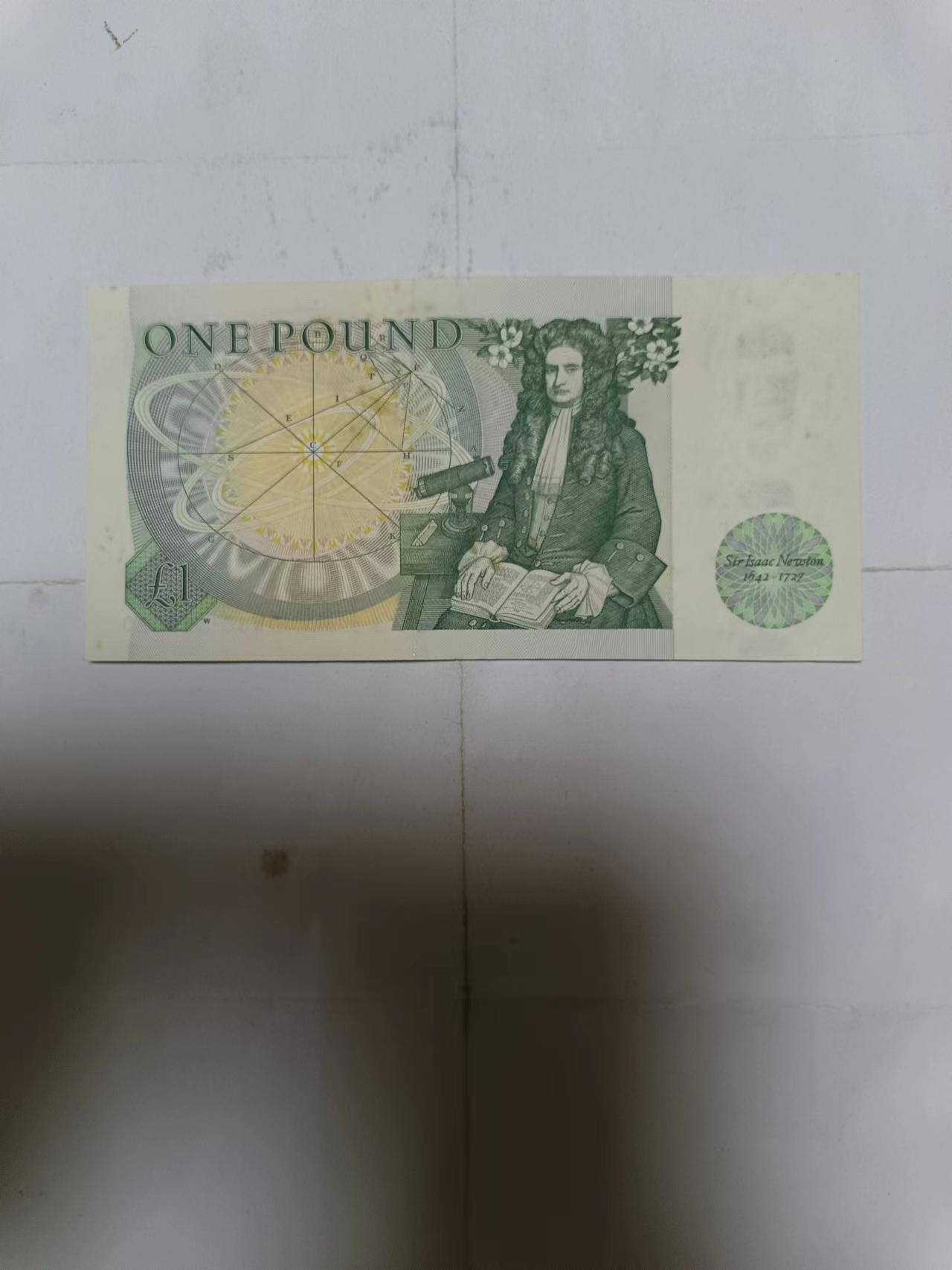【20230925】非全新纸币第六十九场 英国D序列1镑，好品