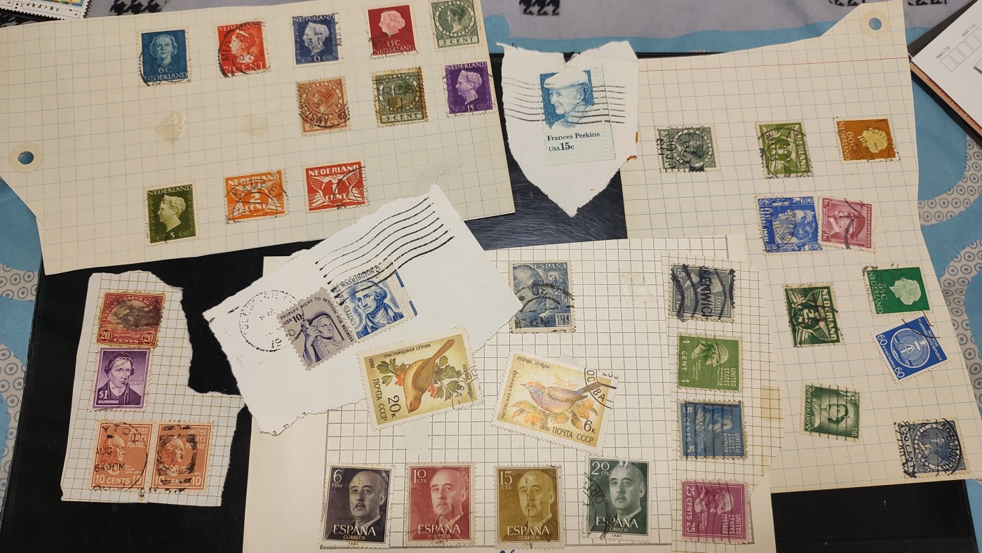 一月邮币社第三期拍卖国际邮票专场 信销票一组39枚