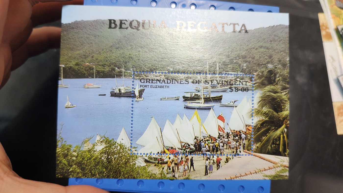 一月邮币社第三期拍卖国际邮票专场 格林纳达帆船小型张