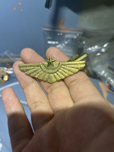 古冰库勋章杂项交流群第九场群拍 - 朝鲜人民军空军帽徽