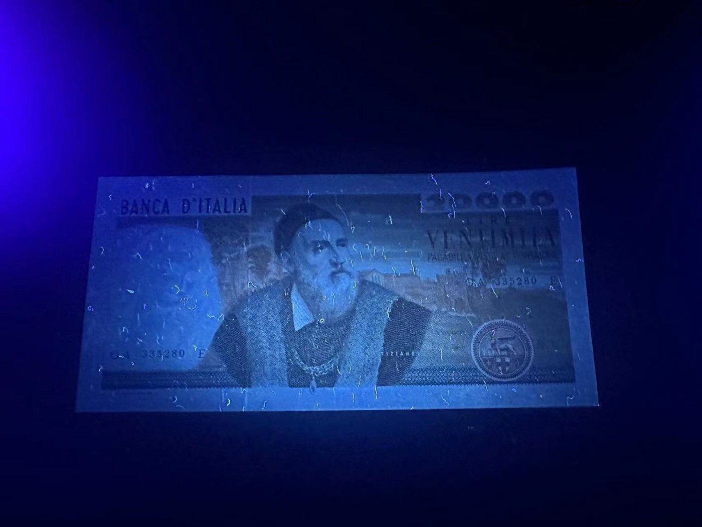 【Blue Auction】✨世界纸币精拍第375期【精】 【无47】意大利 1975年20000里拉 经典提香 名画 全新UNC