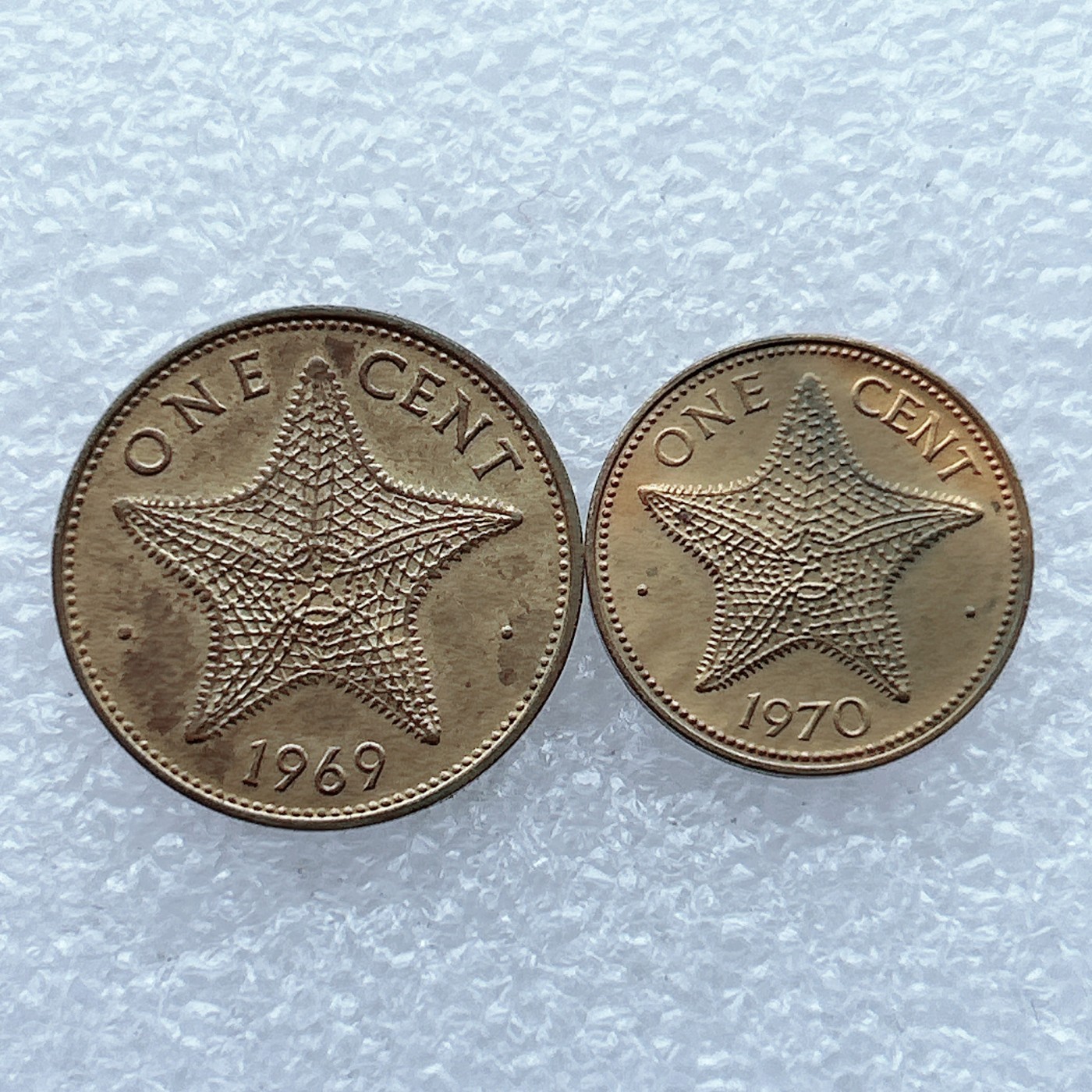 全场一元起拍 世界钱币散币场 第26期 巴哈马星星版一对