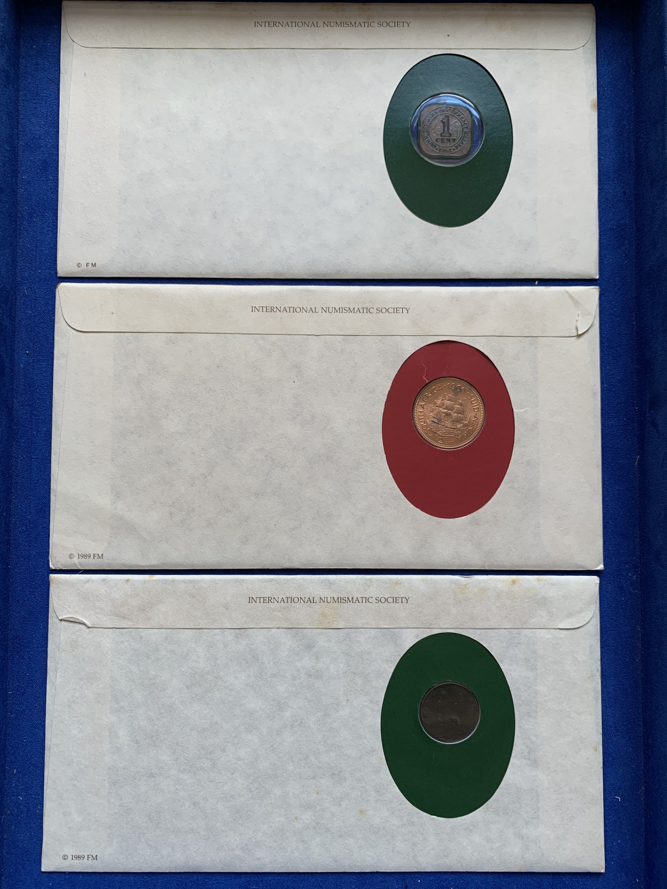 《竞宝斋》第201场-周日，周一 2场 (全场包邮) 6枚一组 富兰克林伟大历史钱币系列邮币封 英联邦6套铜币 英国，加拿大，马来西亚，印度，南非，法国