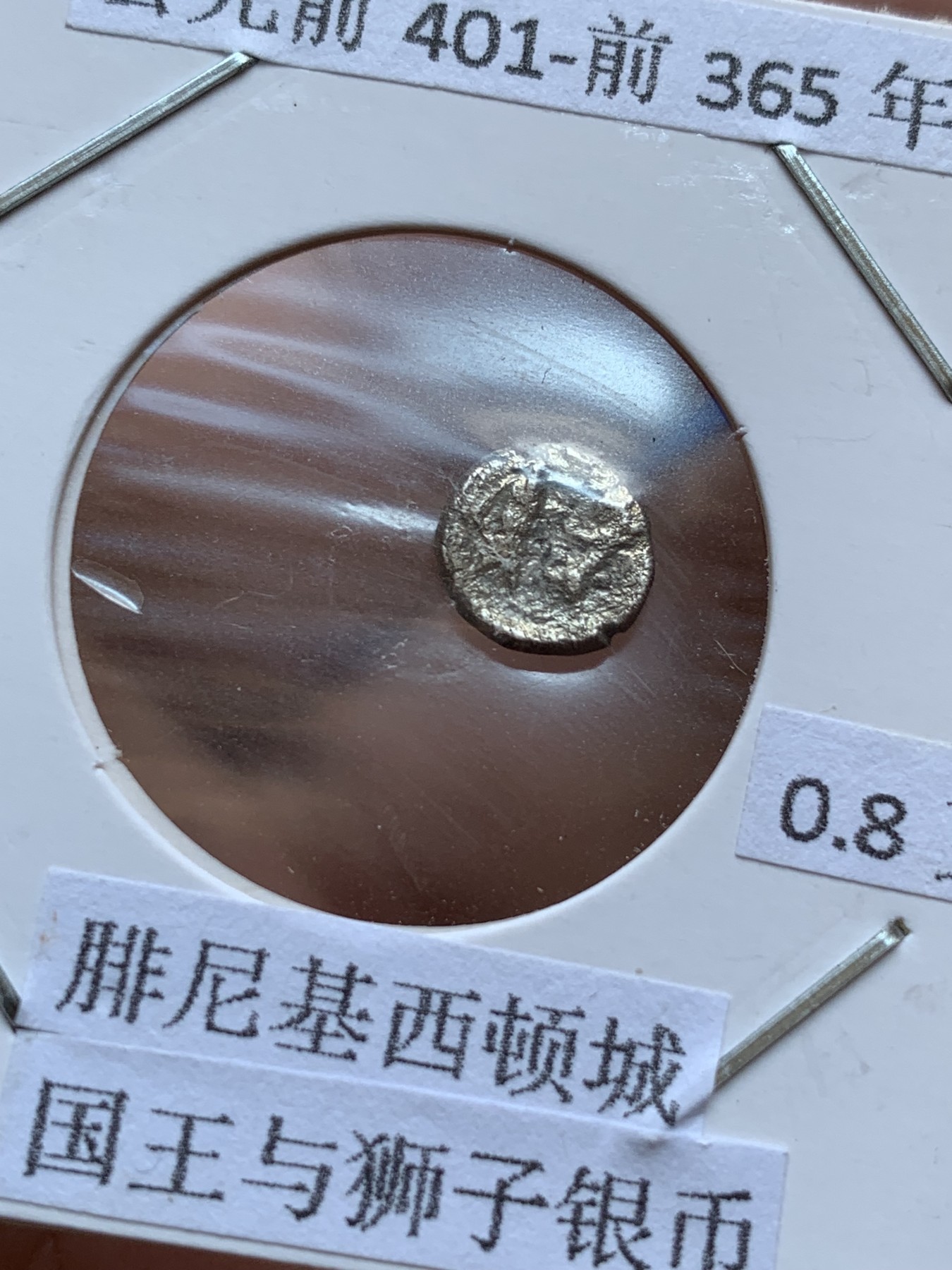 《竞宝斋》第201场-周日，周一 2场 (全场包邮) 公元前401-前365年 腓尼基西顿城 国王与狮子