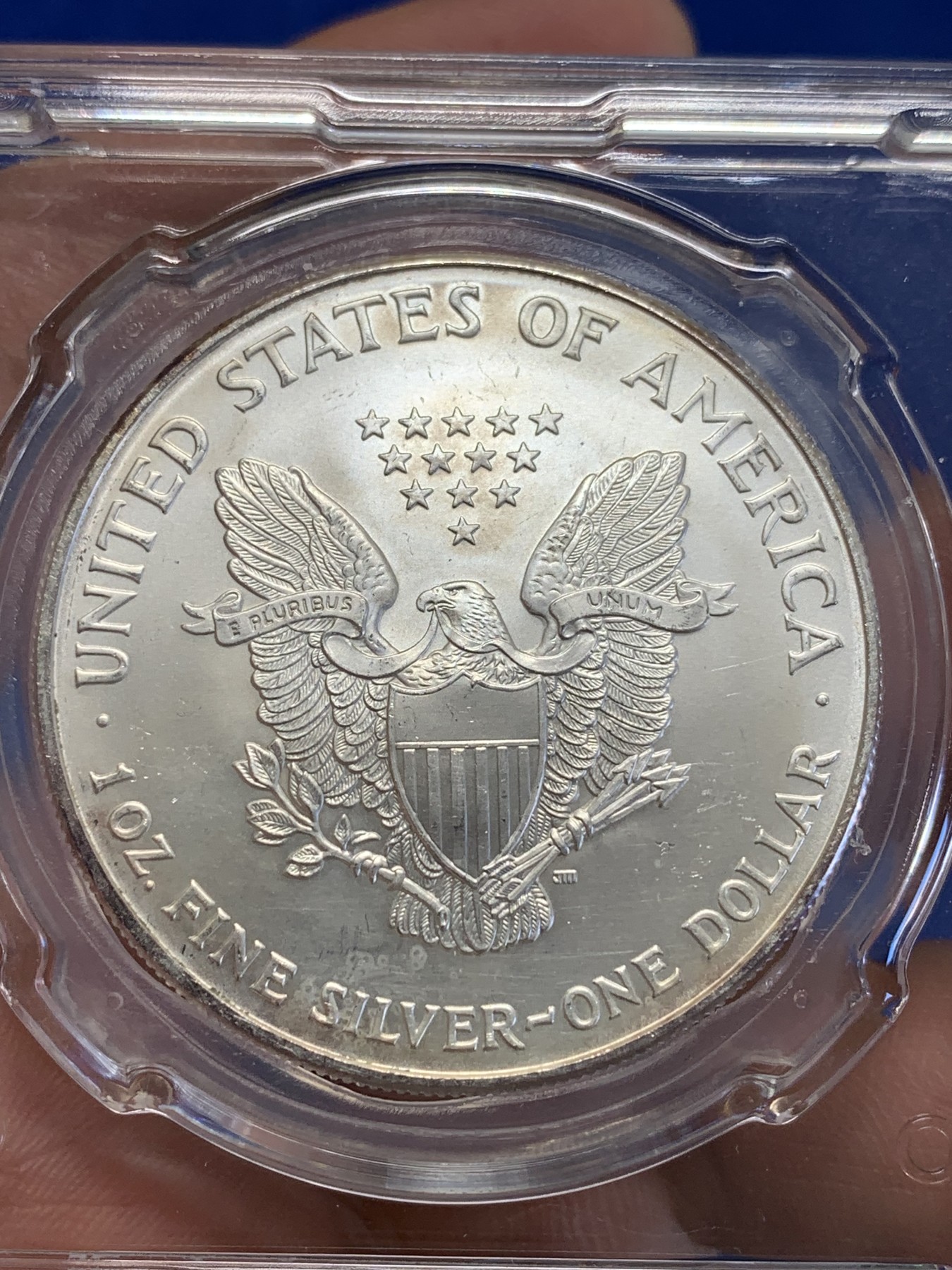 《竞宝斋》第201场-周日，周一 2场 (全场包邮) CSIS-MS64 美国 2003 行走女神1美元银币 31.1克 999银