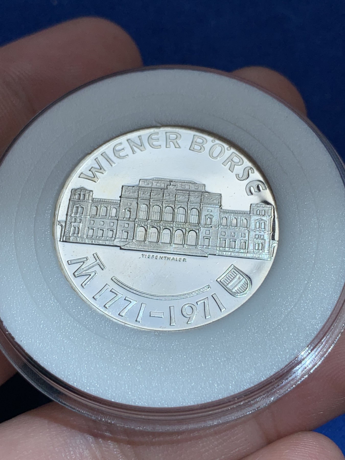 《竞宝斋》第201场-周日，周一 2场 (全场包邮) 1971年 奥地利 25先令精制纪念银币