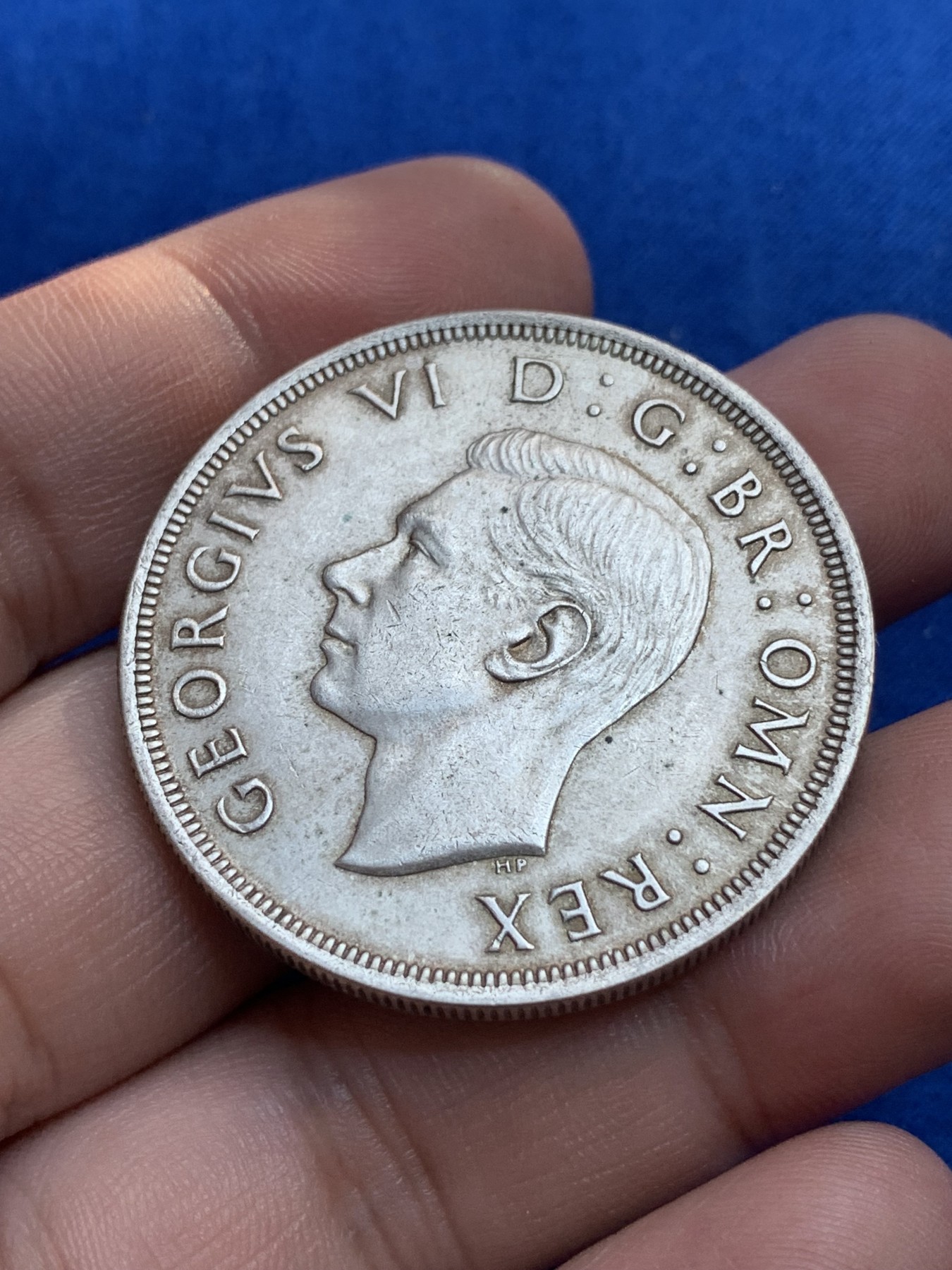 《竞宝斋》第201场-周日，周一 2场 (全场包邮) 英国1937年乔治六世登基纪念克朗银币