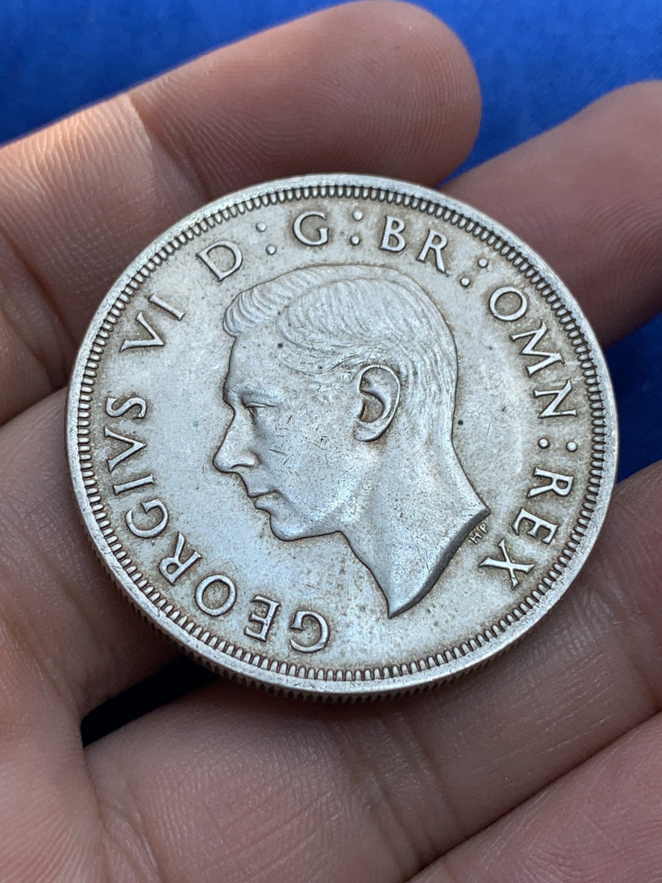 《竞宝斋》第201场-周日，周一 2场 (全场包邮) 英国1937年乔治六世登基纪念克朗银币