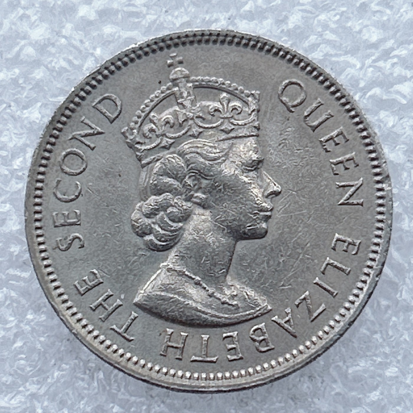 全场一元起拍 世界钱币散币场 第26期 英属毛里求斯1965年半卢比