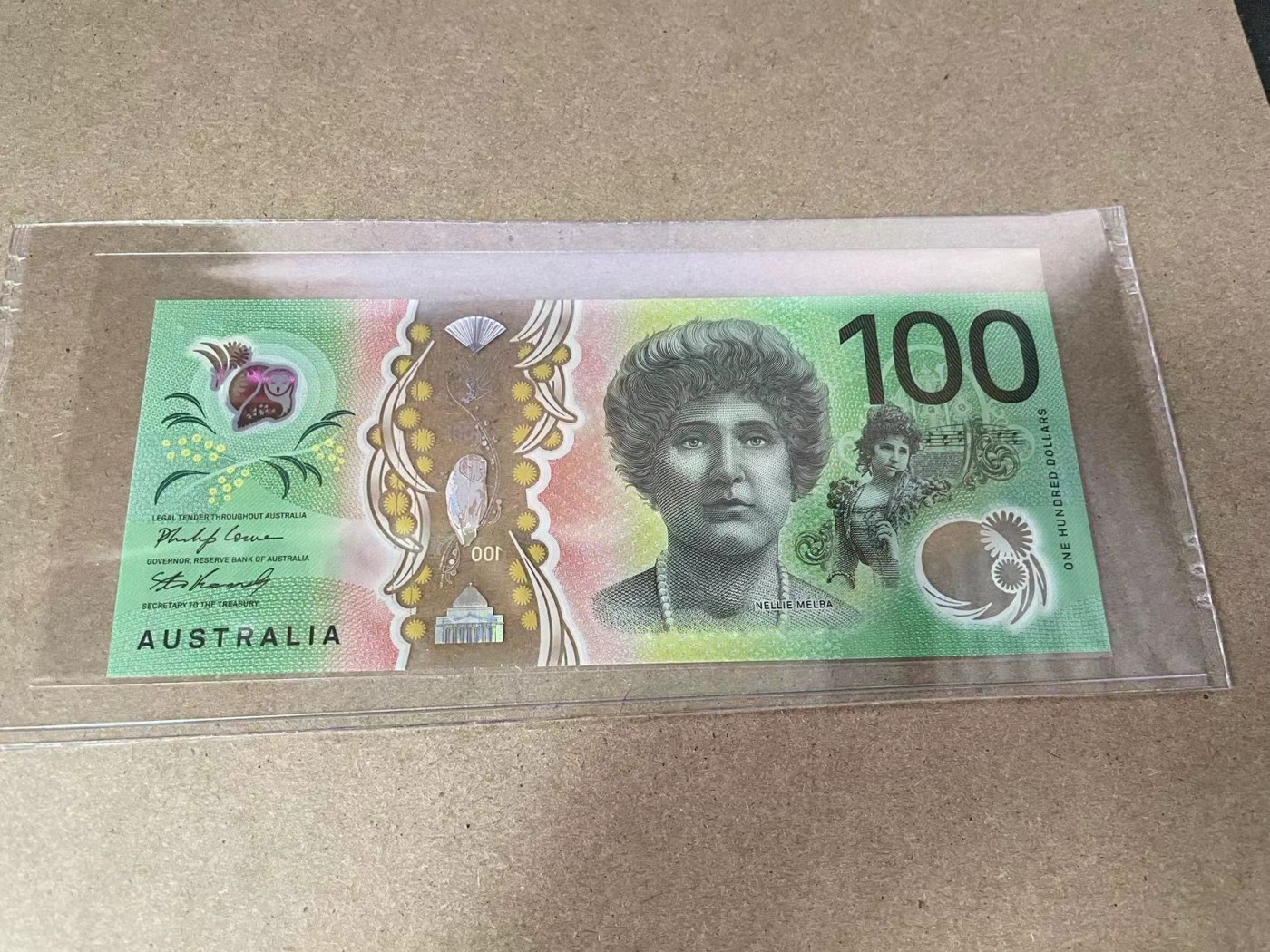 【Blue Auction】✨世界纸币精拍第375期【精】 【AA冠无47】澳大利亚100元 塑料钞 全新UNC