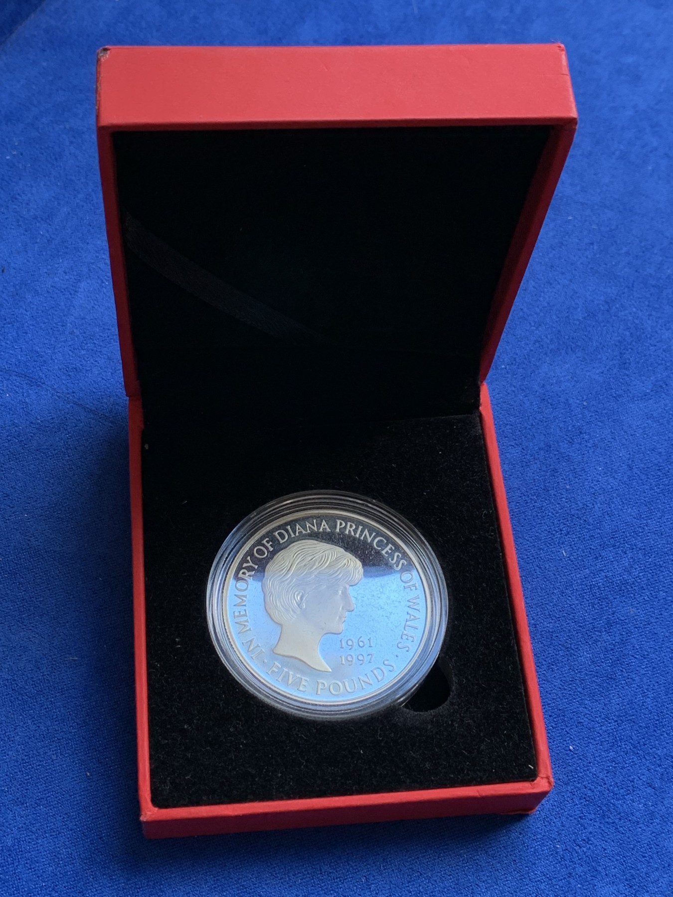 《竞宝斋》第201场-周日，周一 2场 (全场包邮) 1999年戴安娜王妃5镑精致银币