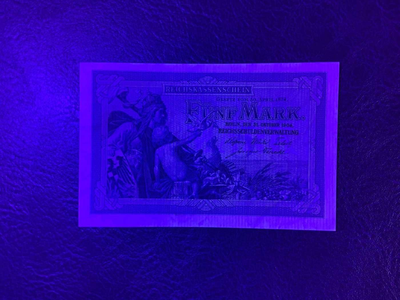 收藏联盟Quantum Auction 第292期拍卖  德国1904年年5马克 品相UNC 首发A冠