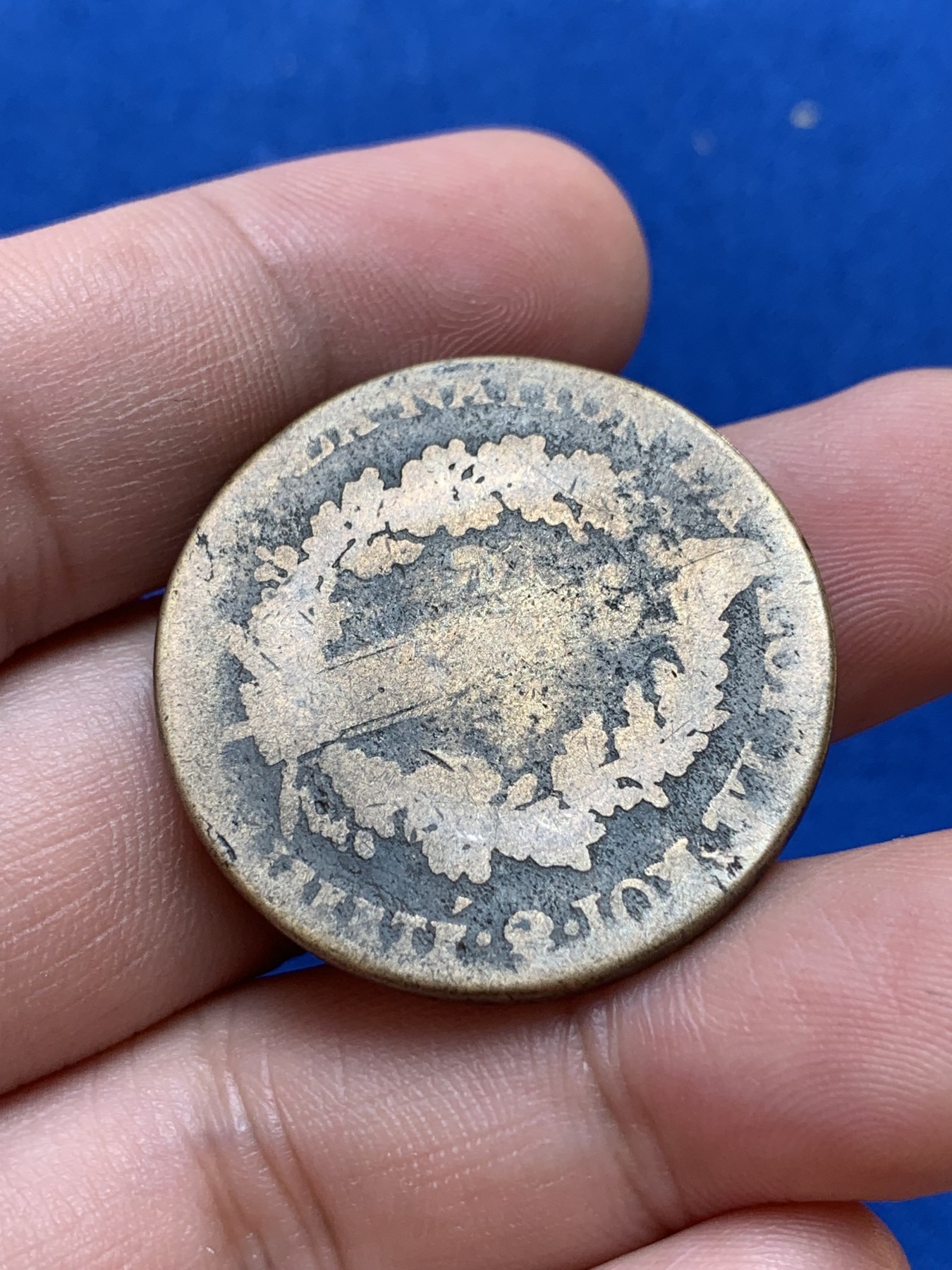 《竞宝斋》第201场-周日，周一 2场 (全场包邮) 法国1792年路易十六大铜币，20.24g，32.6mm 极少见品种