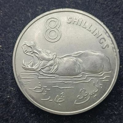 【淘币小摊】第一百八十一拍  散币场 周四至周日 四连拍   满百包邮 - 冈比亚1970年八先令河马