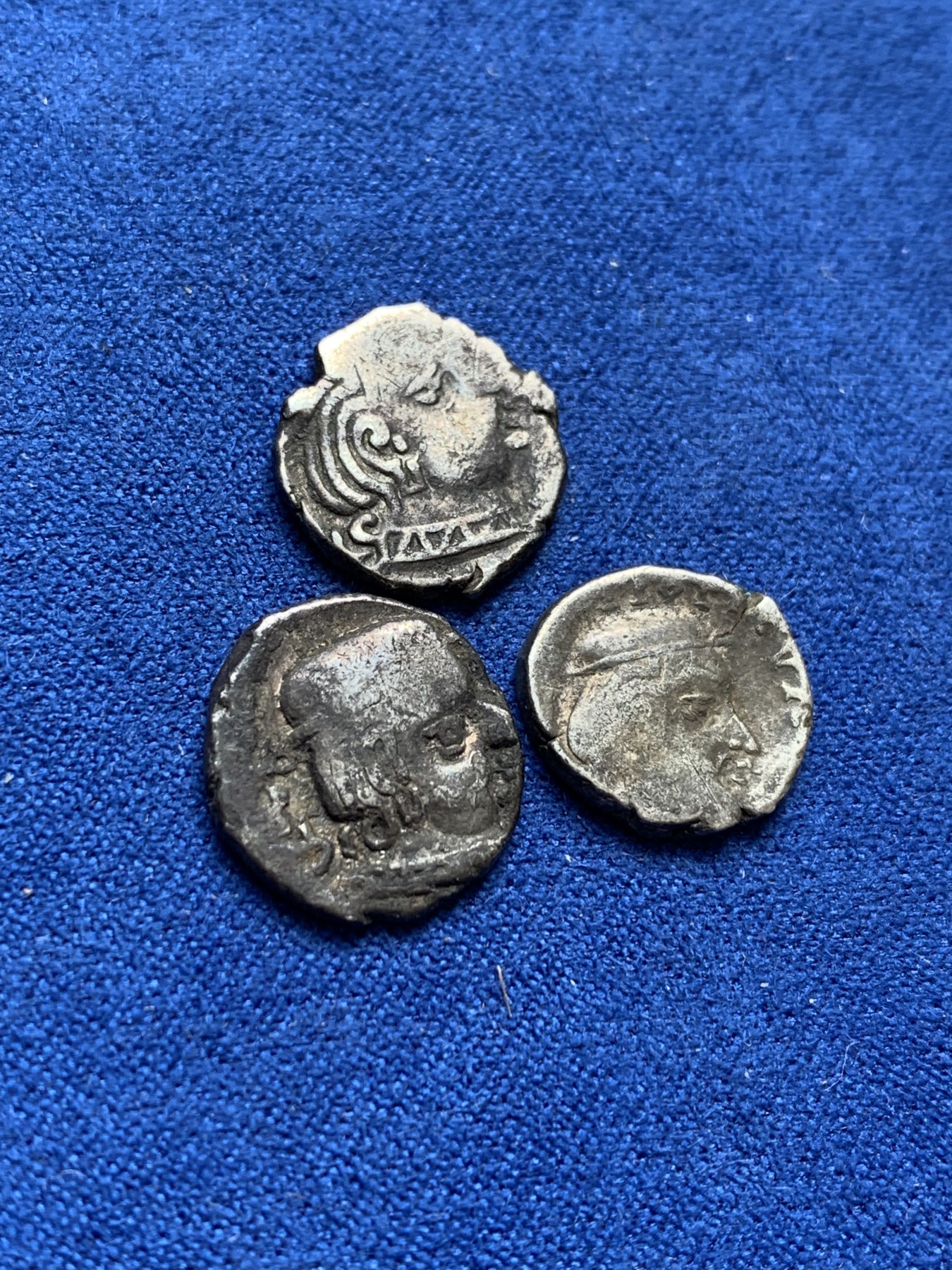 《竞宝斋》第201场-周日，周一 2场 (全场包邮) 公元1-3世纪 西郡太守银币3枚