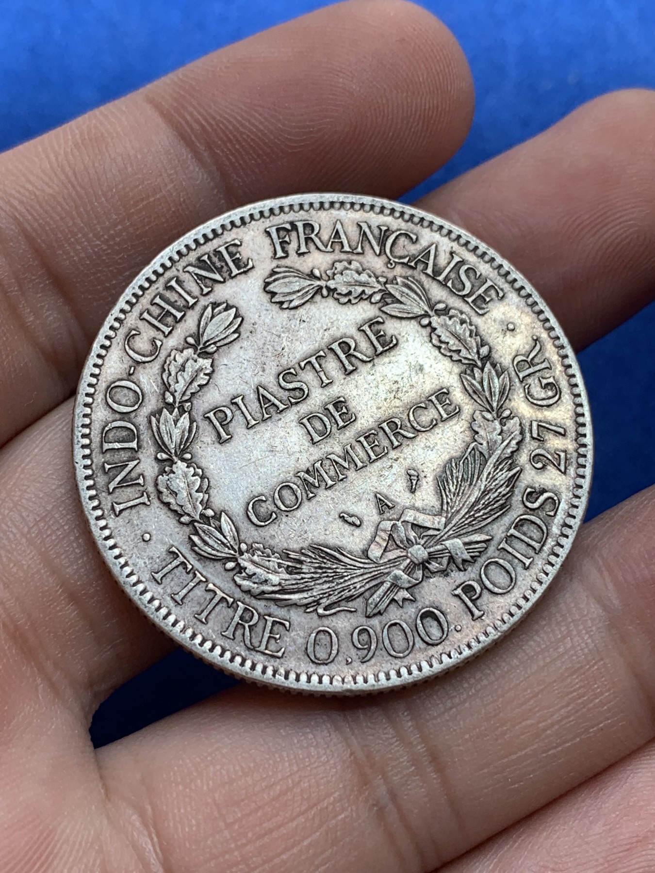 《竞宝斋》第201场-周日，周一 2场 (全场包邮) 法属印支坐洋一元银币，1909年A版