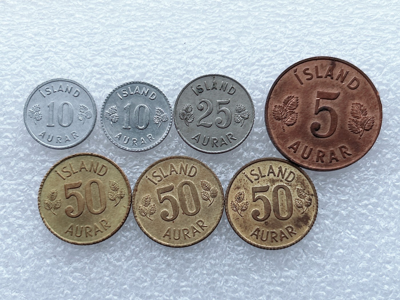 全场一元起拍 世界钱币散币场 第26期 冰岛