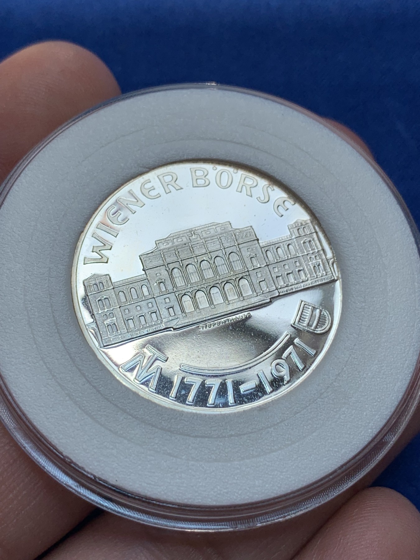 《竞宝斋》第201场-周日，周一 2场 (全场包邮) 1971年 奥地利 25先令精制纪念银币