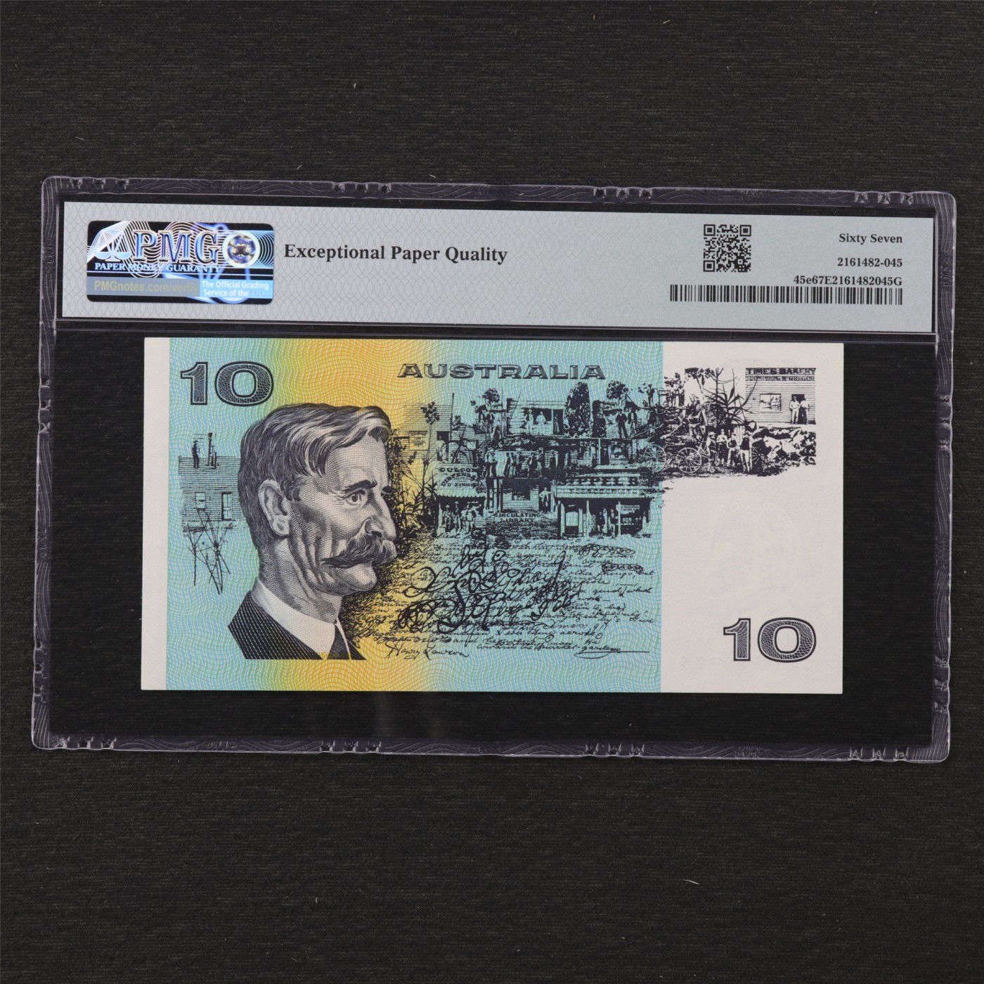 【亘邦集藏】第172期拍卖 1985年 澳大利亚10元 PMG 67EPQ UJB510375