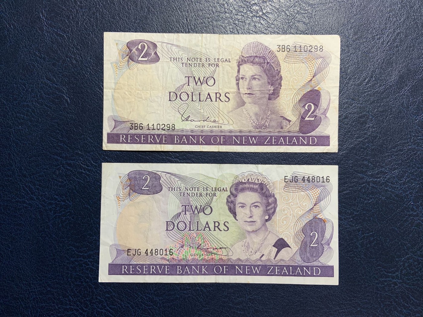 收藏联盟Quantum Auction 第292期拍卖  新西兰1977-81年2元一对 品相如图