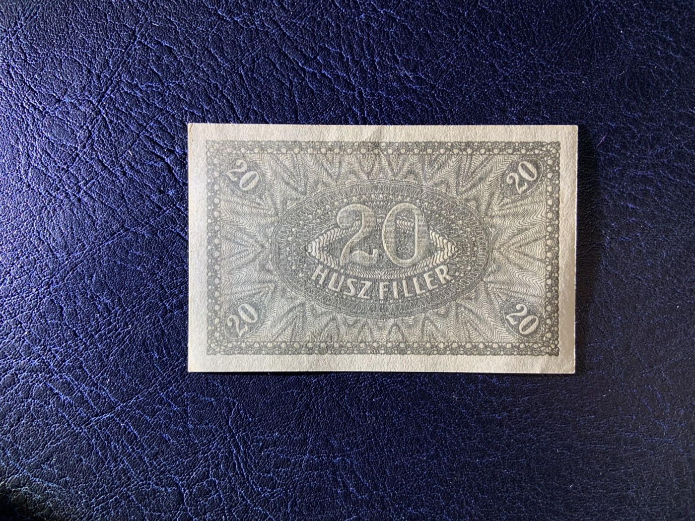收藏联盟Quantum Auction 第292期拍卖  匈牙利帝国时期1920年20菲勒 品相UNC 