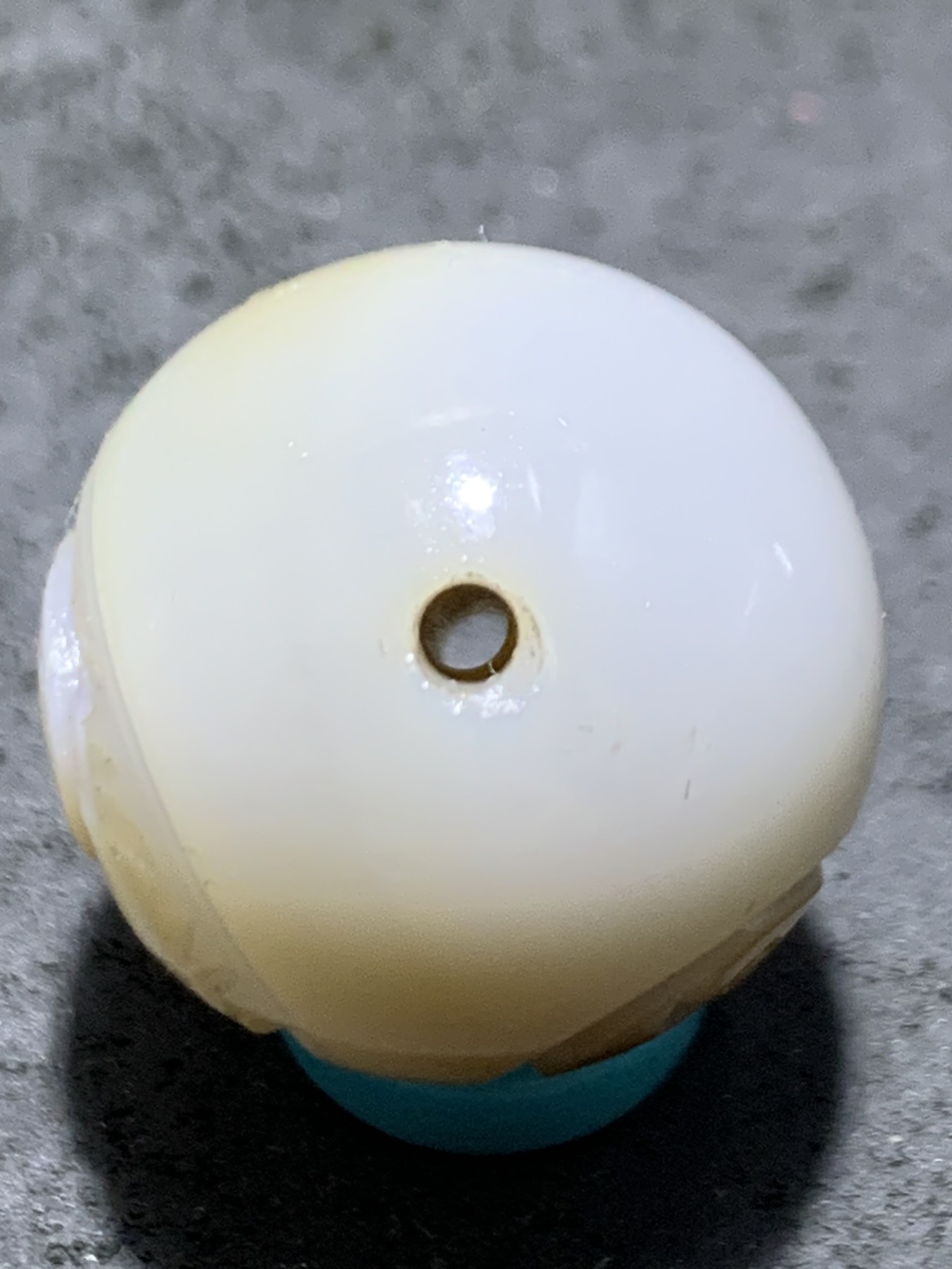 精美高玉化亚光海洋玉髓手工俏色巧雕一心向佛太极阴阳鱼意境2.0圆珠一个！